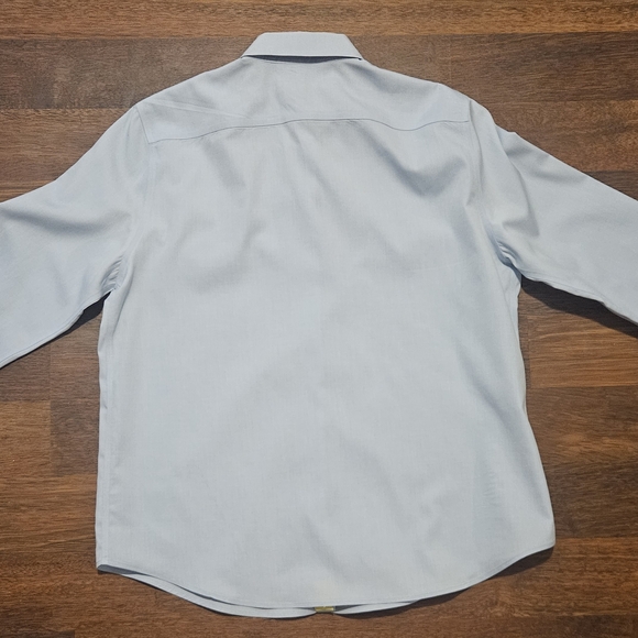 JONES NEW YORK mens long-sleeve dress shirt SIZE LARGE COLOR BLUE LL31 - Picture 11 of 16